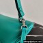 Prada Padded Nappa Leather Triangle Handbag 1BA315 Peacock Blue 2021