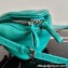 Prada Padded Nappa Leather Triangle Handbag 1BA315 Peacock Blue 2021