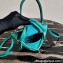 Prada Padded Nappa Leather Triangle Handbag 1BA315 Peacock Blue 2021