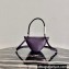 Prada Padded Nappa Leather Triangle Handbag 1BA315 Violet 2021