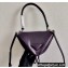 Prada Padded Nappa Leather Triangle Handbag 1BA315 Violet 2021