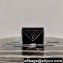 Prada Brushed Leather Shoulder Bag 1BH189 Black 2021