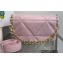 Prada Padded Nappa Leather Shoulder Bag 1BD306 Pink 2021