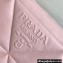 Prada Padded Nappa Leather Shoulder Bag 1BD306 Pink 2021