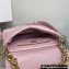 Prada Padded Nappa Leather Shoulder Bag 1BD306 Pink 2021
