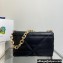 Prada Padded Nappa Leather Shoulder Bag 1BD306 Black 2021