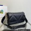Prada Padded Nappa Leather Shoulder Bag 1BD306 Black 2021