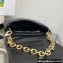 Prada Padded Nappa Leather Shoulder Bag 1BD306 Black 2021