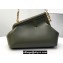 Fendi First Small Leather Bag Dark Green 2021