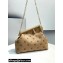 Fendi First Medium Flannel Bag Beige with Karligraphy Embroidery 2021