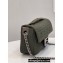 Fendi Medium MIDI Baguette Chain Bag Technical Mesh FF Fabric Dark Green 2021