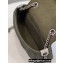 Fendi Medium MIDI Baguette Chain Bag Technical Mesh FF Fabric Dark Green 2021