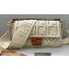 Fendi Medium Baguette Canvas Bag White with Embroidery 2021