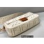 Fendi Medium Baguette Canvas Bag White with Embroidery 2021
