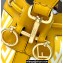 Fendi Mon Tresor Mini Bucket Bag Glazed Canvas FF Vertigo Graphic Print Yellow 2021