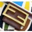 Fendi Medium Baguette Bag Embroidered FF Fish-Eye Canvas Bag Multicolor 2021
