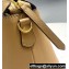 Fendi Python Logo Leather By The Way Medium Boston Bag Apricot