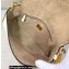 Fendi Medium Baguette Bag White with Metal Stitching 2021