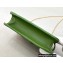 Fendi Nano Peekaboo Bag Charm Nappa Leather Green 2021