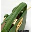 Fendi Nano Peekaboo Bag Charm Nappa Leather Green 2021