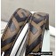 Fendi FF Motif Handle Leather By The Way Medium Boston Bag White