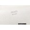 Fendi FF Motif Handle Leather By The Way Medium Boston Bag White