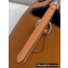 Fendi FF Motif Handle Leather By The Way Medium Boston Bag Brown