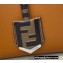 Fendi FF Motif Handle Leather By The Way Medium Boston Bag Brown