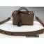 Fendi FF Motif Handle Leather By The Way Mini Boston Bag Coffee