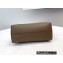 Fendi FF Motif Handle Leather By The Way Mini Boston Bag Coffee