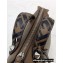 Fendi FF Motif Handle Leather By The Way Mini Boston Bag Coffee