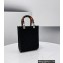 Fendi Technical Mesh FF Fabric Mini Sunshine Shopper Bag Black 2021