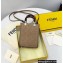 Fendi Technical Mesh FF Fabric Mini Sunshine Shopper Bag Beige 2021