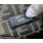 Fendi First Medium Suede Bag Red with Karligraphy Embroidery 2021