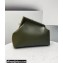 Fendi First Medium Leather Bag Dark Green 2021