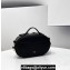 Fendi Leather and Suede Mini Camera Case Bag Black 2021