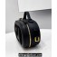 Fendi Leather and Suede Mini Camera Case Bag Black 2021