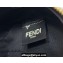 Fendi Leather and Suede Mini Camera Case Bag Black 2021