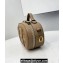 Fendi Leather and Suede Mini Camera Case Bag Beige 2021