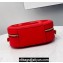 Fendi Leather and Suede Mini Camera Case Bag Red 2021