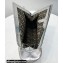 Fendi First Medium Leather Bag Silver 2021