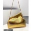 Fendi First Medium Leather Bag Gold 2021