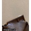Fendi First Medium Crocodile Pattern Bag Coffee 2021