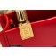 Fendi Leather Mini Sunshine Shopper Bag Red 2021