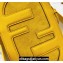 Fendi Leather and Suede 12 PRO PHONE HOLDER Pouch Bag Yellow 2021
