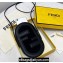 Fendi Leather and Suede 12 PRO PHONE HOLDER Pouch Bag Black 2021