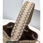 Fendi Mon Tresor Mini Bucket Bag Beige FF Suede 2021