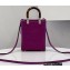 Fendi Technical Mesh FF Fabric Mini Sunshine Shopper Bag Purple 2021