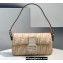 Fendi Medium Baguette 1997 Bag Beige FF Wool 2021