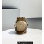 Fendi Mon Tresor Mini Bucket Bag Beige FF Wool 2021